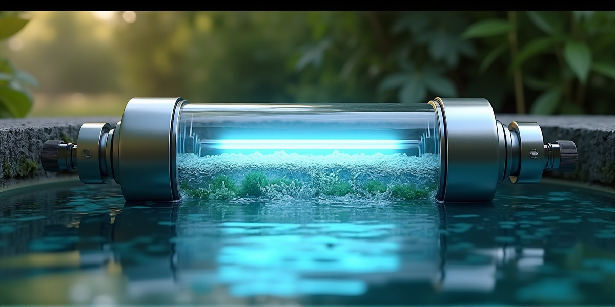 Сравнение воды до и после использования UV