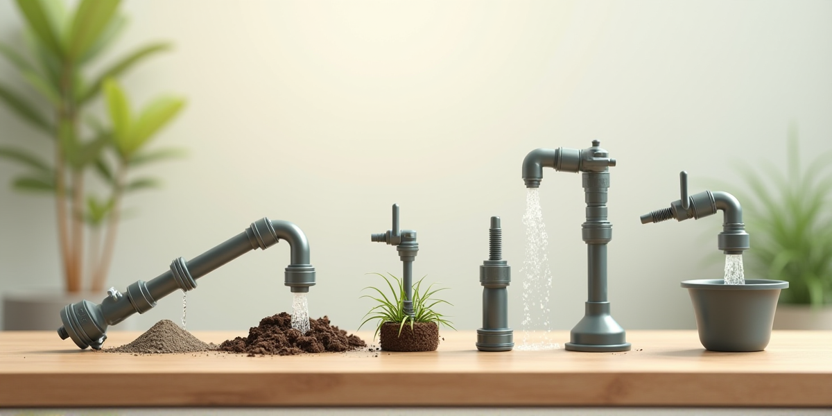 Электрический вакуумный очиститель грунта на батарейках с мешком для сбора мусора