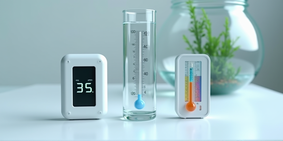 Современный цифровой термометр с выносным датчиком и крупным дисплеем