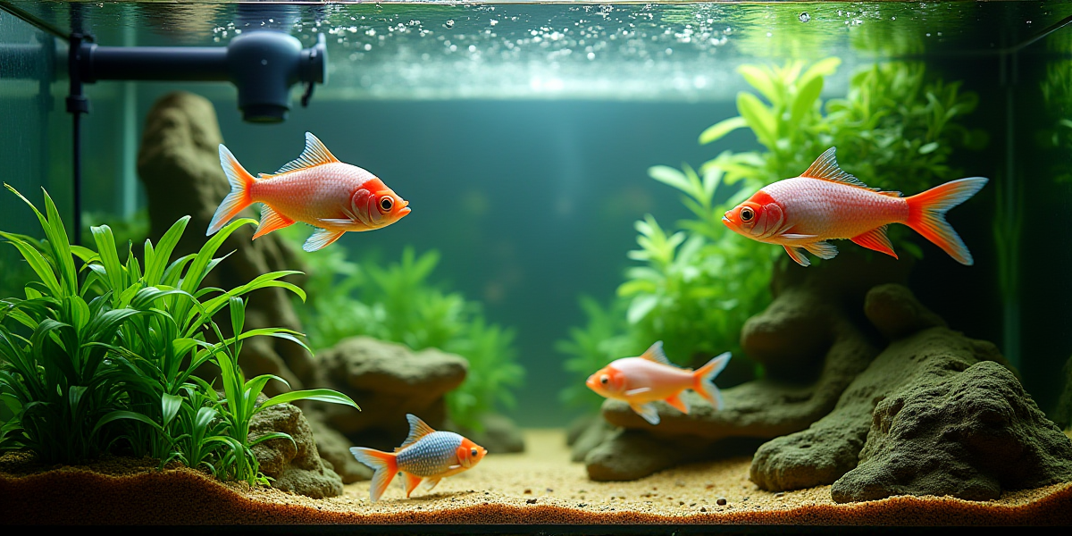 Гурами и скалярии в общем аквариуме