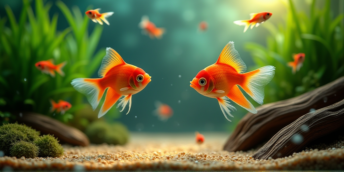 Кормление скалярий живым кормом