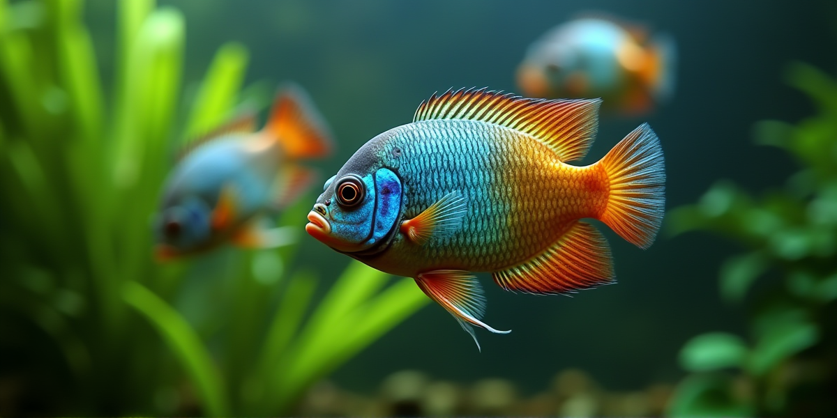 Крупный план морды Красного Попугая с характерным клювовидным ртом и яркой окраской