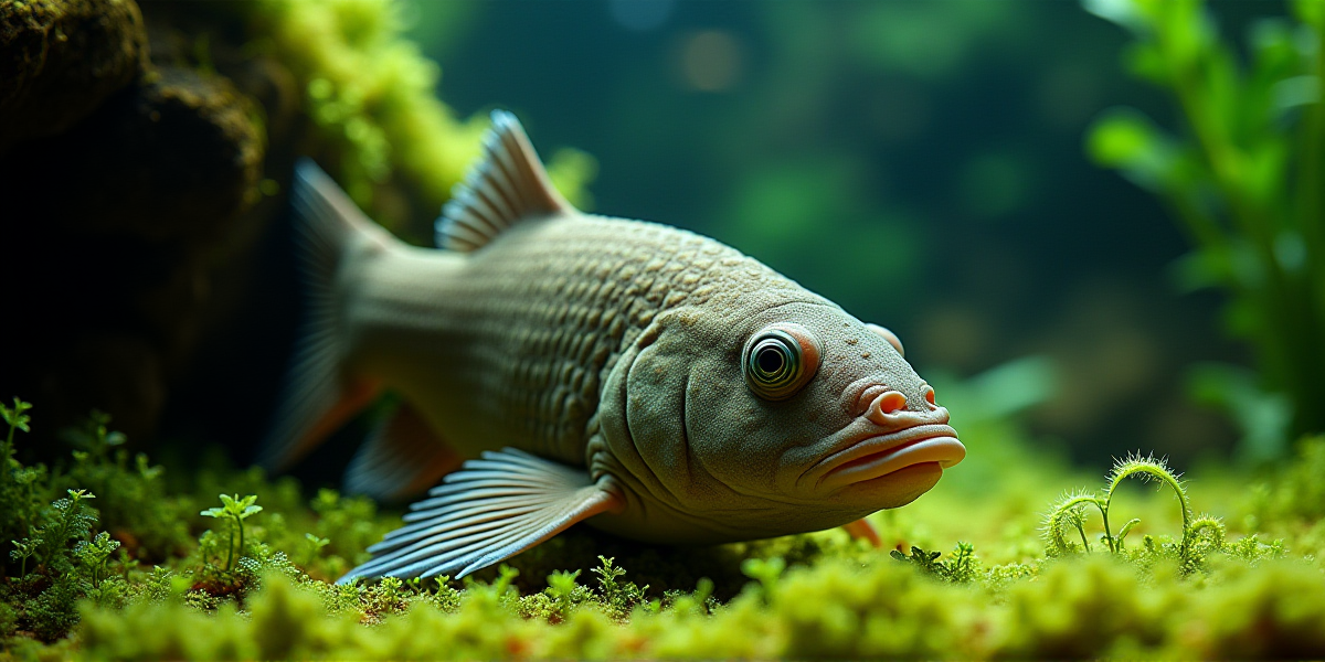 Анциструс на натуральной мангровой коряге — обязательный элемент декора