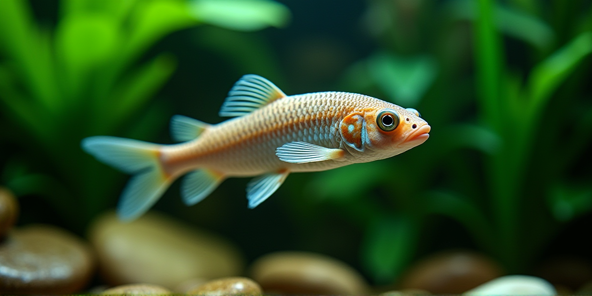 Крупный план мордочки акантофтальмуса с усиками на песке